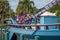 People enjoying Mako Rollercoaster at Seaworld 1