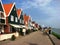 People enjoying a nice summer day, Volendam