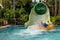 People enjoying Puihi of Maku Puihi Round Raft Rides at Volcano Bay in Universal Studios area 4.