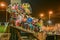 People enjoying Roller coster ride at Howrah, West Bengal, India