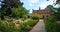 People Enjoying Southill tearoom and gardens in the Bedfordshire countryside.