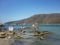 People enjoying a sunnny day at Bahia Concha beach