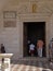 People entering in St. Tryphon Cathedral in Kotor