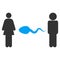 People Exchange Sperm Raster Icon