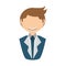 people fashionista man icon image