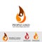 People fire logo