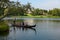 People in gondola sailing on the Great pond