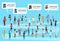 People Group Different Occupation, Employees Workers Social Network Profile