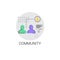 People Group Social Network Communication Community Concept Icon