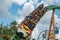 People having fun amazing Cheetah Hunt rollercoaster , during last summer vacation 22