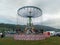 People having fun in a chains carousel