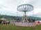 People having fun in a chains carousel