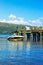 People having fun on a sunny day at the Luss Pier, Loch Lomond, Argylle and bute, Scotland, 21 July, 2016