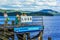 People having fun on a sunny day at the Luss Pier, Loch Lomond, Argylle and bute, Scotland, 21 July, 2016