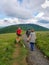 People Hiking Appalachian Trail NC