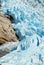 People hiking at the Jostedalsbreen glacier, the biggest glacier in continental Europe, located in Sogn og Fjordane county, Norway