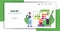 people holding different organic fruits herbs eat rainbow vitamins infographic poster color diet concept horizontal copy