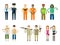 People icons set