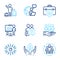 People icons set. Included icon as Best buyers, Teamwork, Dating chat signs. Vector