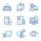 People icons set. Included icon as Star rating, Journey path, Engineering team signs. Vector