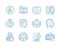 People icons set. Included icon as Woman read, Online access, Person info signs. Vector