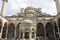 People inside the yard of the famous Yeni Cami