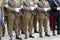 People of Italian Alpine Mountain Troops during the military par