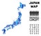 People Japan Map