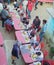 People join Occasional feast in navkarhi madhubani India