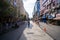 People on Kahramanmaras Street in the city center of Trabzon.