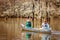 People Kayaking on Lake