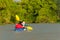 People kayaking in the river