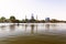 People kayaking on the river Nile in Khartoum, Sudan