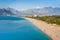 People at Konyaalti beach in Antalya