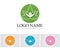 people leaf green nature health logo and symbols