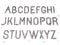 People letter alphabet icon
