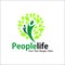 People Life Vector Logo Design Template, Business