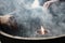 People light incense sticks for praying in Japan