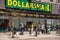 People in line at Dollarama store during Coronavirus pandemic on Mont-Royal Avenue