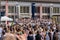 People listening to the Bez-Chor at Hallwyler on the 4th of july at Jugendfest Brugg 2019