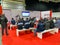 People listening to a silent seminar at the Cars and Metals recycling show Stoneleigh