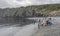 People at Logy Bay, Middle Cove Catching Capelin (Caplin)