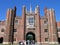 People look at Entrance to Hampton Court Palace