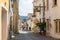 People in Main Street of Durnstein in Wachau, Austria