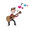 People man guitar love song