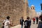 People near old stronghold in Medina quarter in Sousse, Tunisia