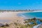 People are nejoying a sunny day on Baleal beach in Portugal