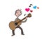People old man guitar love song