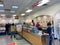 People ordering pizzas at a Papa Murphys carry out pizza restaurant retail store in Springfield, IL