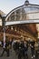 People in Paddington Station, one of London`s busiest rail transport hubs